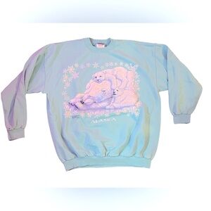 Vintage Polar Bear Alaska Sweatshirt Crewneck Joy Campbell graphics